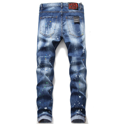 High-End Beggar Men's Jeans – Unique Hipster Style