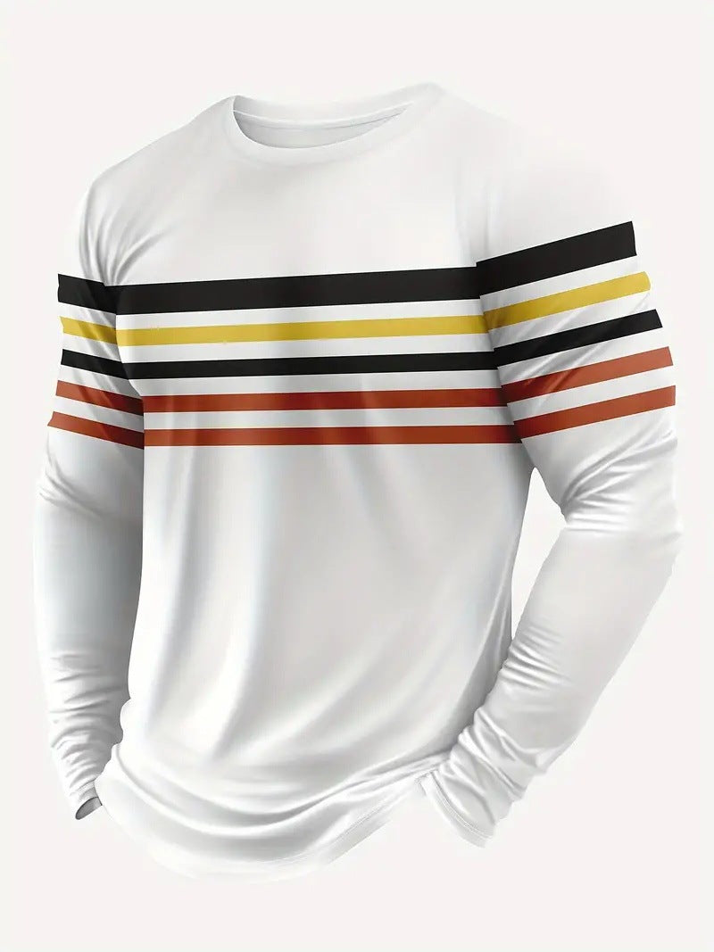 Spring And Autumn Style Long-sleeved T-shirt Men