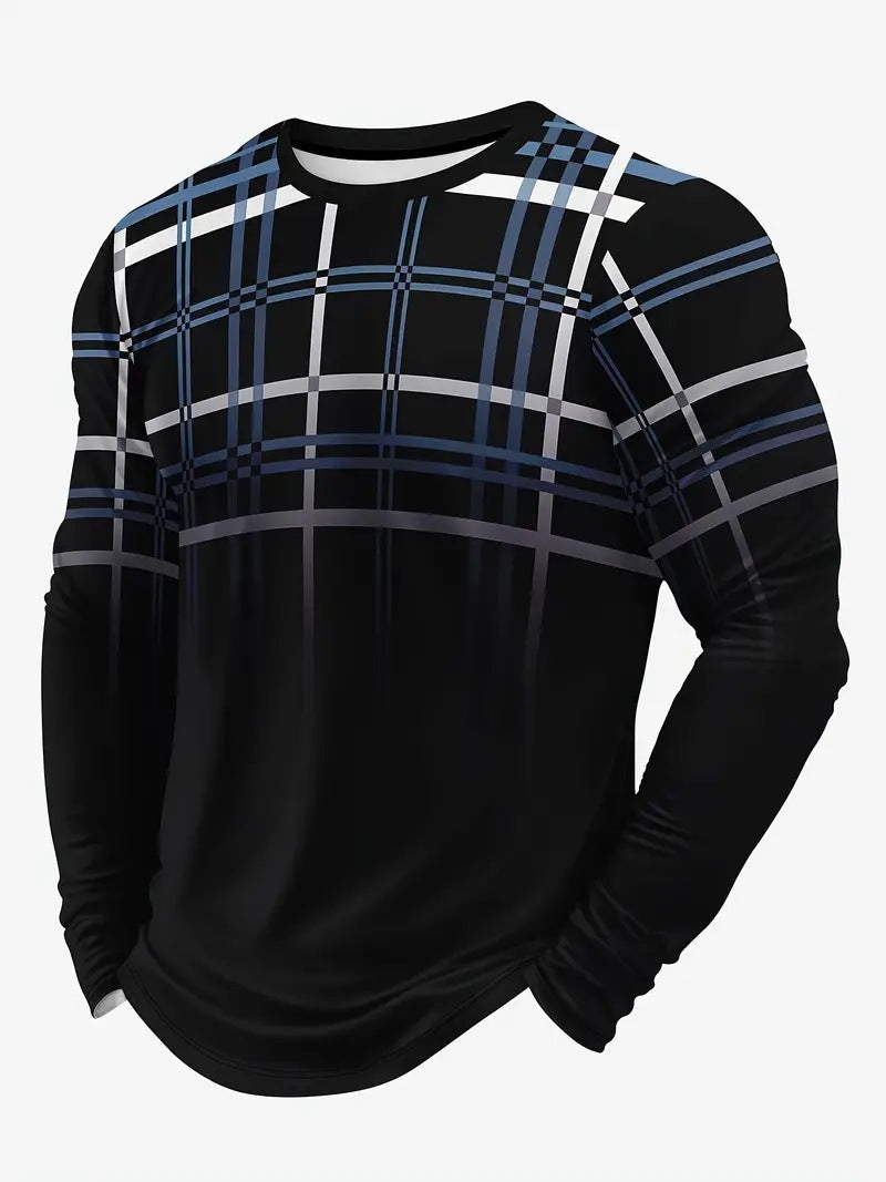 Spring And Autumn Style Long-sleeved T-shirt Men