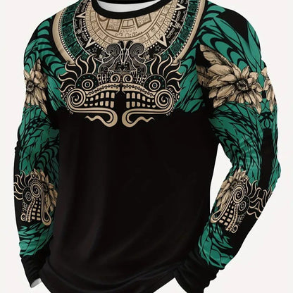 Spring And Autumn Style Long-sleeved T-shirt Men