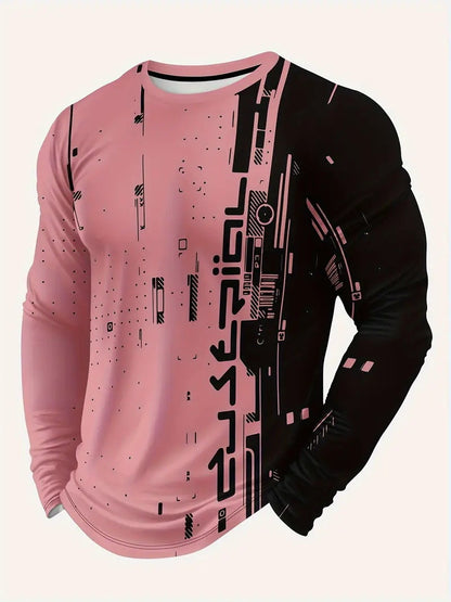 Spring And Autumn Style Long-sleeved T-shirt Men