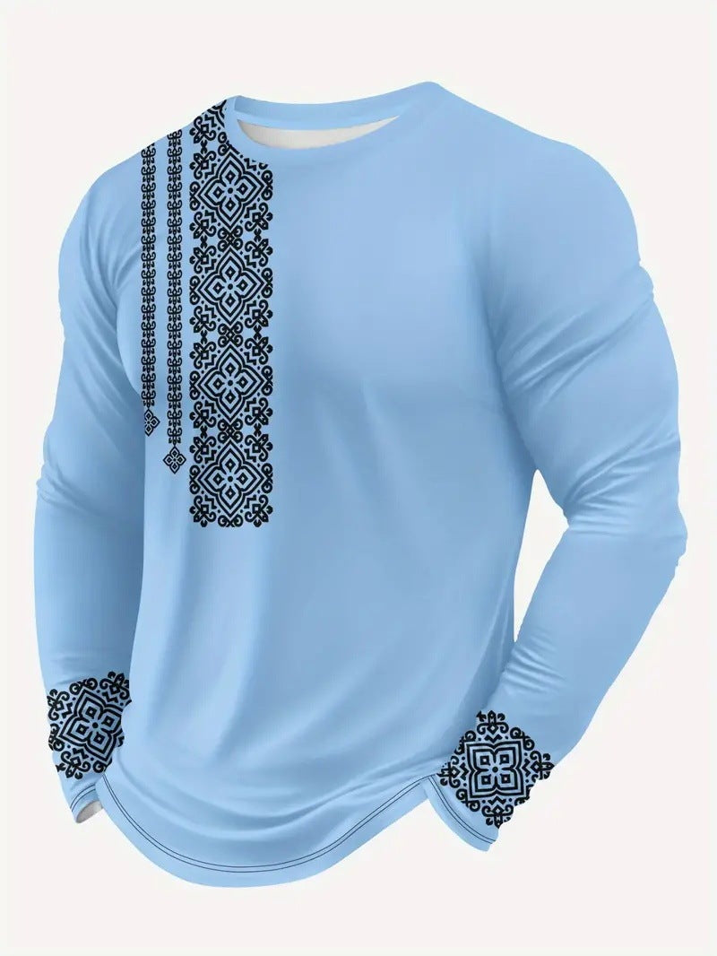 Spring And Autumn Style Long-sleeved T-shirt Men